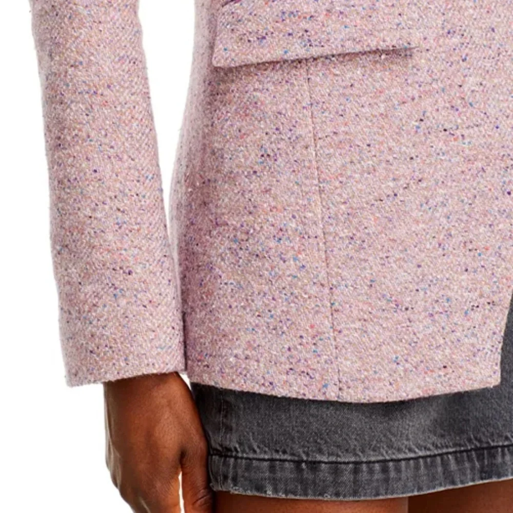 Derek Lam Light Pink Tweed Blazer Noah single breasted - Picture 3 of 7